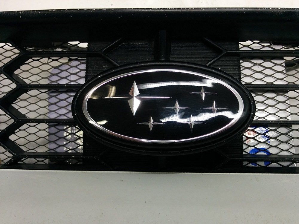Сетка в решетку радиатора - Toyota Highlander (XU40), 3,5 л, 2011 года стайлинг
