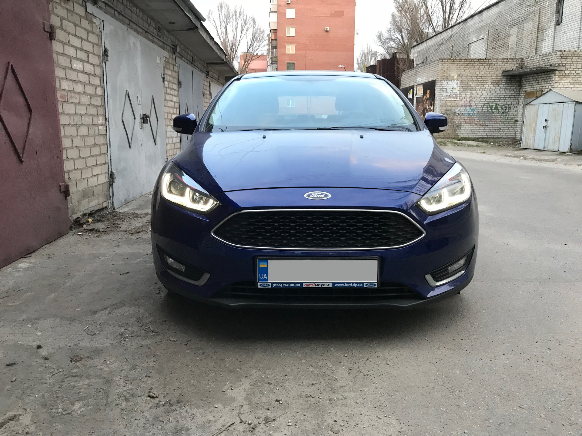 Линзованные фары на ФФ3+ — Ford Focus III Hatchback, 1 л, 2016 года ...