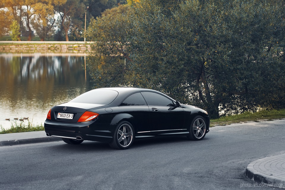 Mercedes cl500 Black Matte