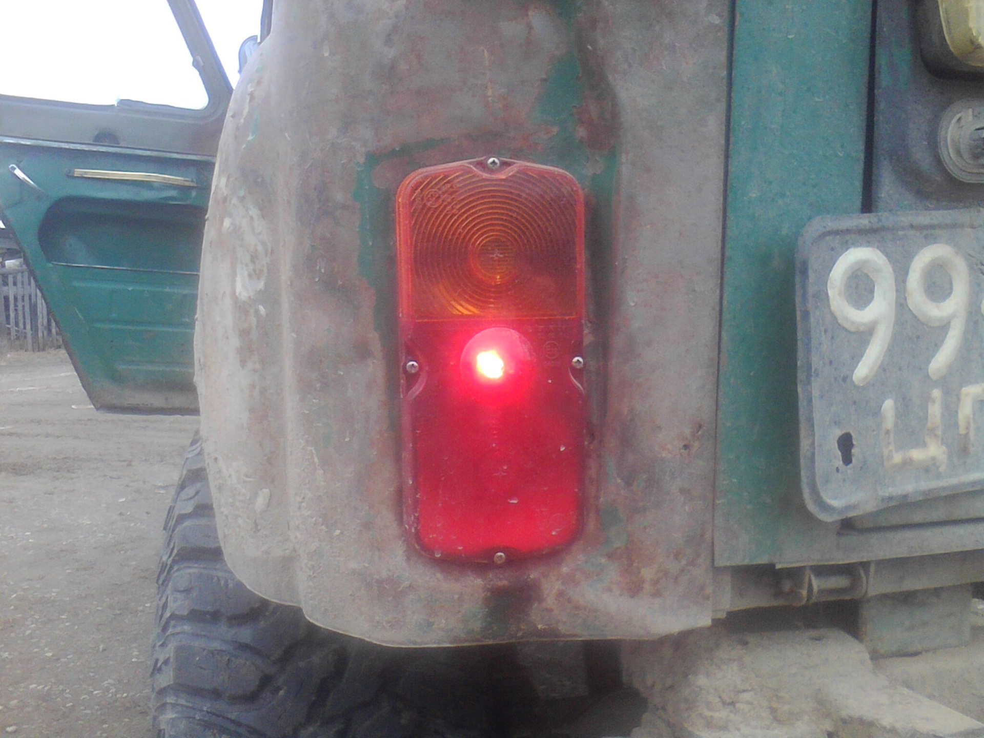 Как снять задний противотуманный фонарь - мегасавто