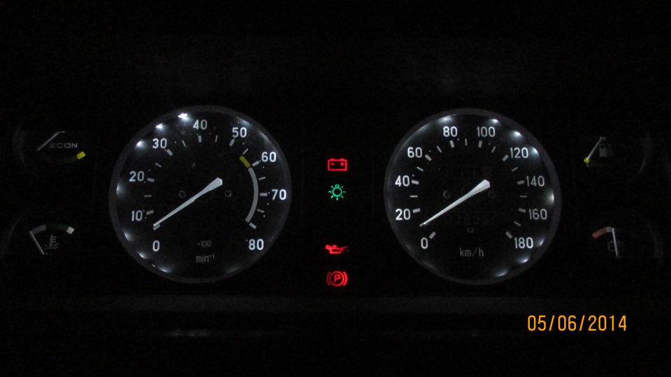 Подсветка приборки — Lada 2107, 1,5 л, 2001 года | тюнинг | DRIVE2