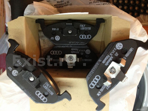 6R0698151 Колодки тормозные передние VAG | Запчасти на DRIVE2