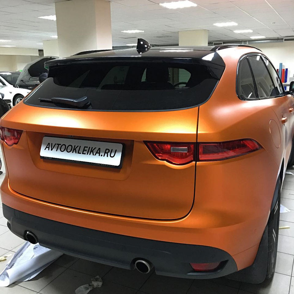 Jaguar f Pace РІ РїР»РµРЅРєРµ