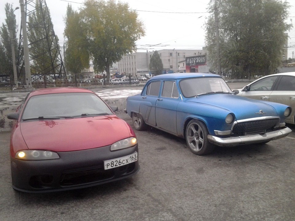 Небольшая встреча=)) — Mitsubishi Eclipse (2G), 2,5 л, 1999 года ...