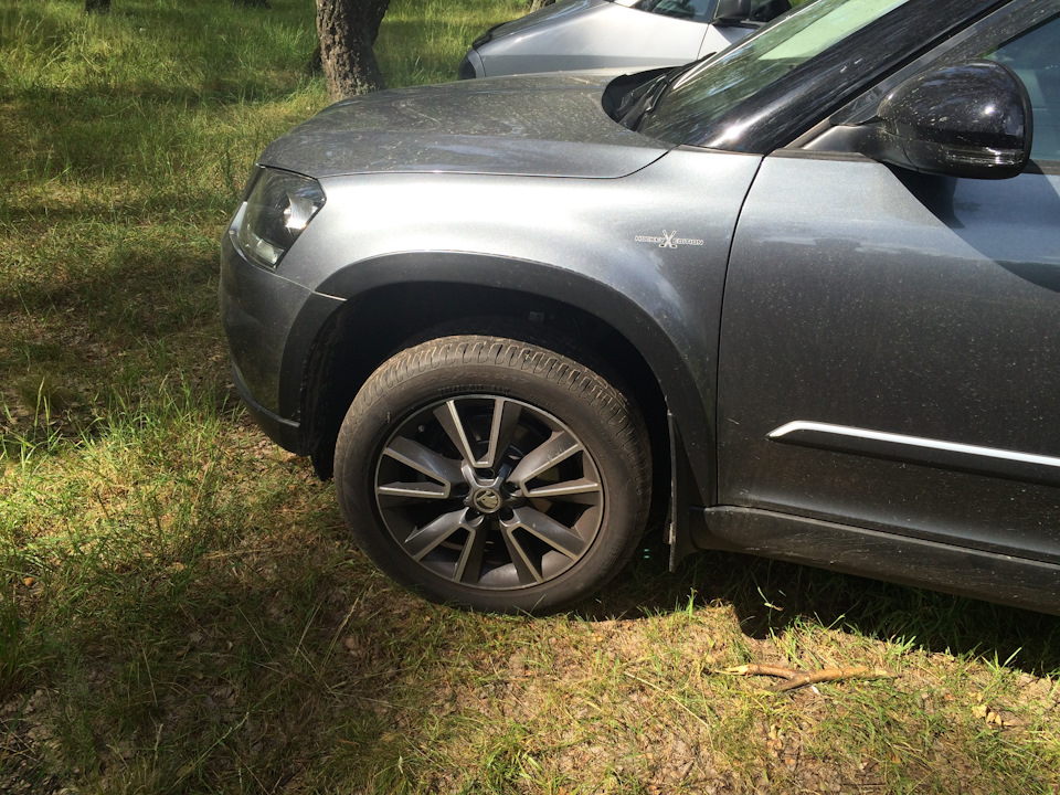 Накладки на арки — Skoda Yeti, 1,6 л, 2016 года | стайлинг | DRIVE2