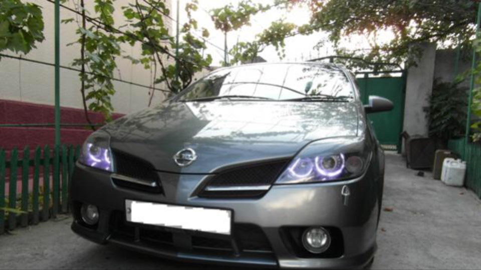 линзы и ангельские глазки - Nissan Primera (P12), 1,6 л, 2006 года тюнинг DRIVE2