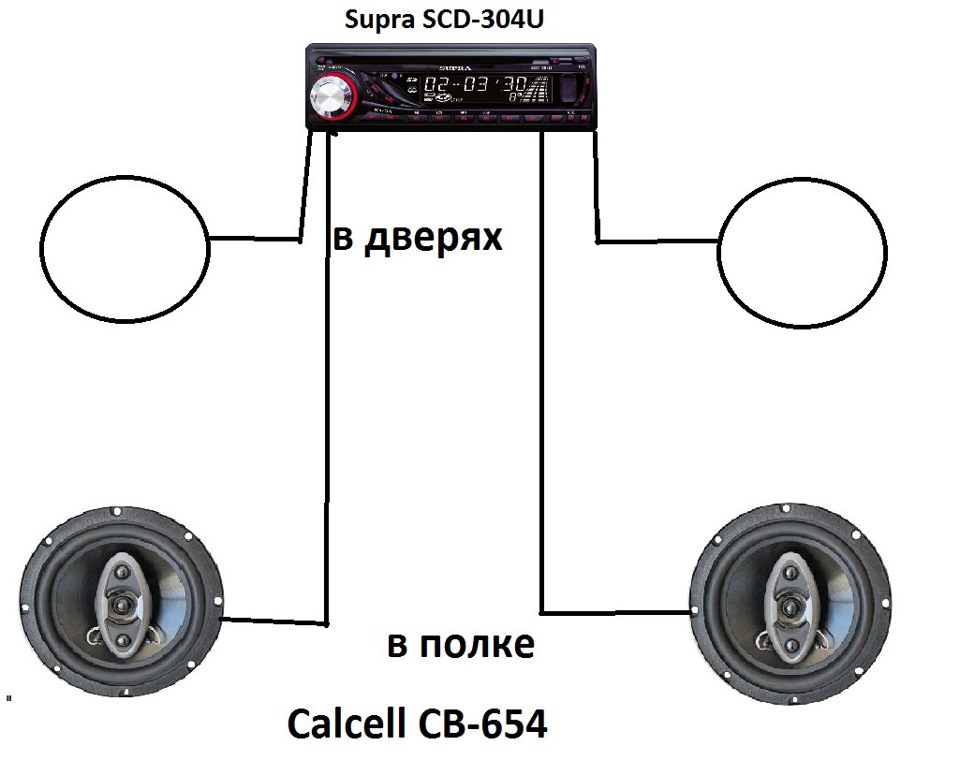 Схема подключения calcell