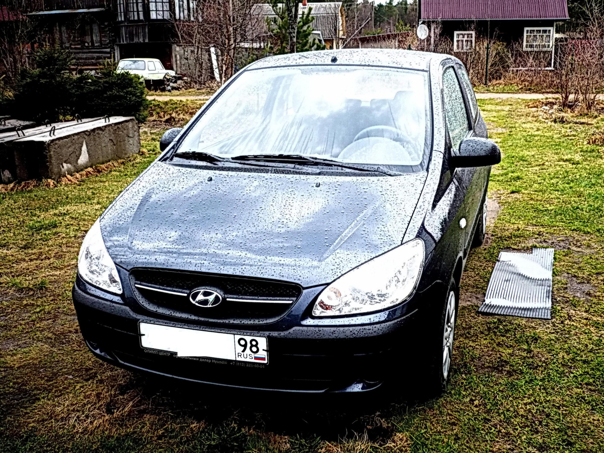 Гетц на природе. — Hyundai Getz, 1,1 л, 2010 года | фотография | DRIVE2