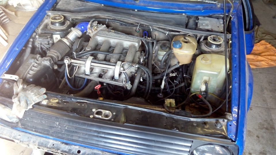 Шейвинг подкапотки или еще день мучений. — Volkswagen Golf Mk2 GTI, 1,8 ...