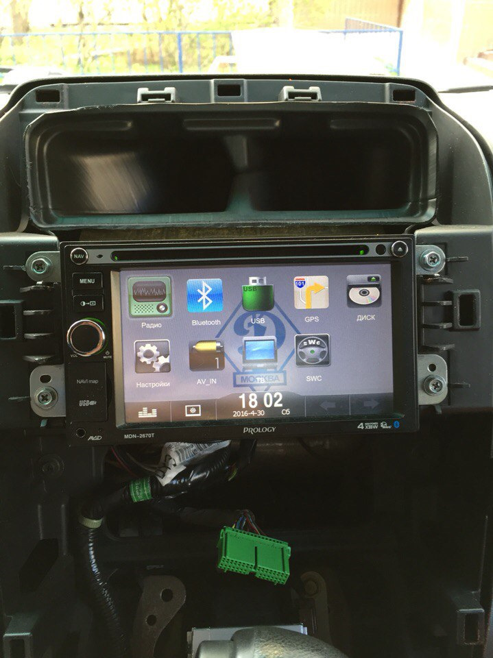 Honda element замена штатной магнитолы