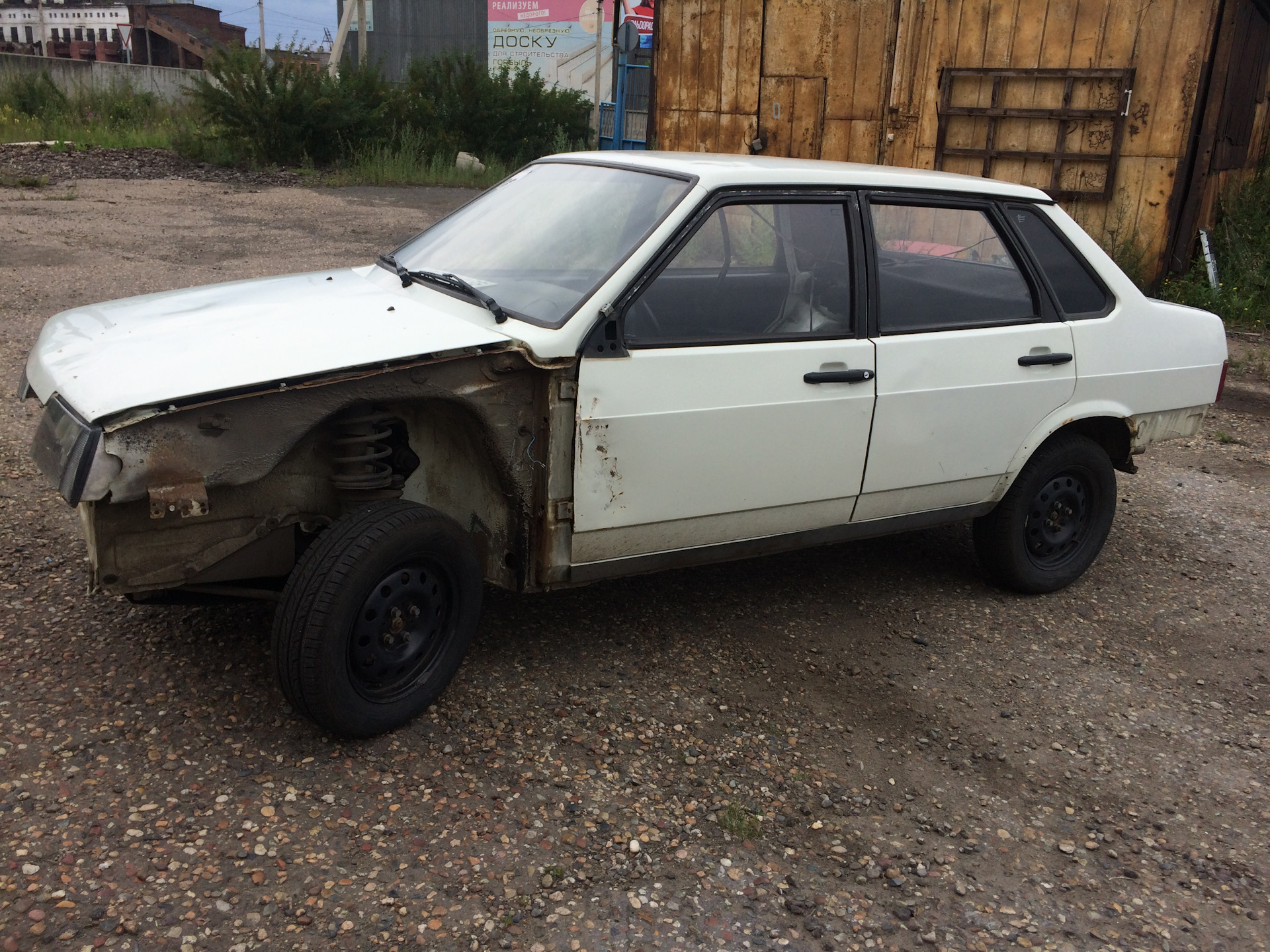 18] — Да запомню ее такой как страшный сон — Lada 21099, 1,5 л, 1998 года |  кузовной ремонт | DRIVE2