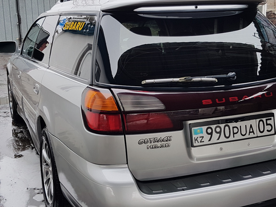 Наклейки прибавляют лошадей — Subaru Outback (BH), 3 л, 2003 года ...
