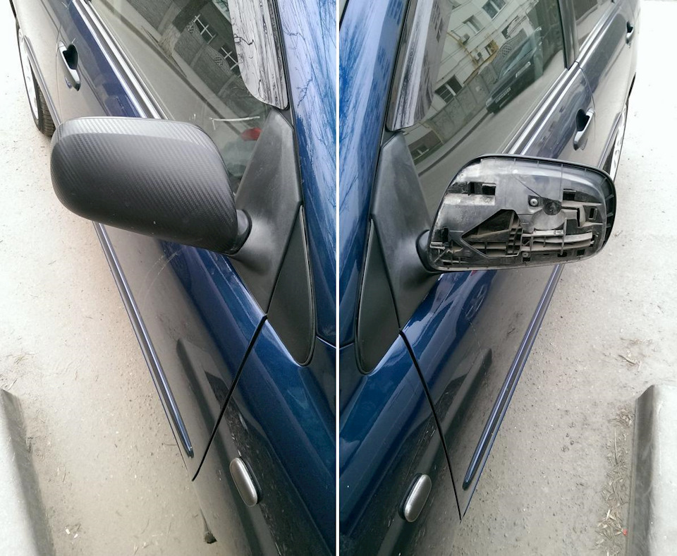 30. Накладка водительского зеркала — Toyota Corolla (120), 1,6 л, 2006 ...