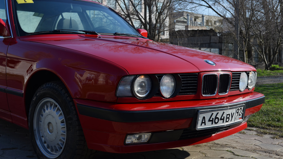 Заменил поперечную рулевую тягу. — BMW 5 series (E34), 2 л, 1990 года ...