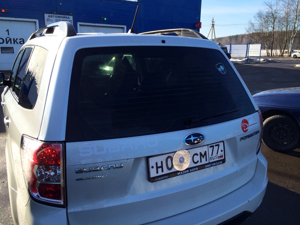 Бронированая пленка LLumar с легкой тонировкой! — Subaru Forester (SH ...