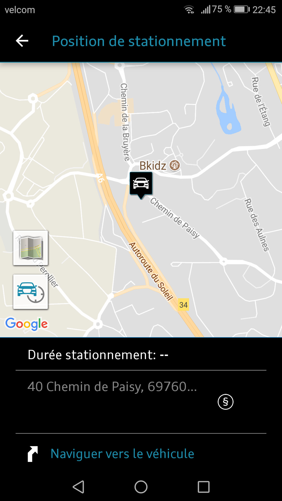 После проверки выяснилось что геолокация соответствует СЦ Ауди в Limonest. — Audi A4 (B9)