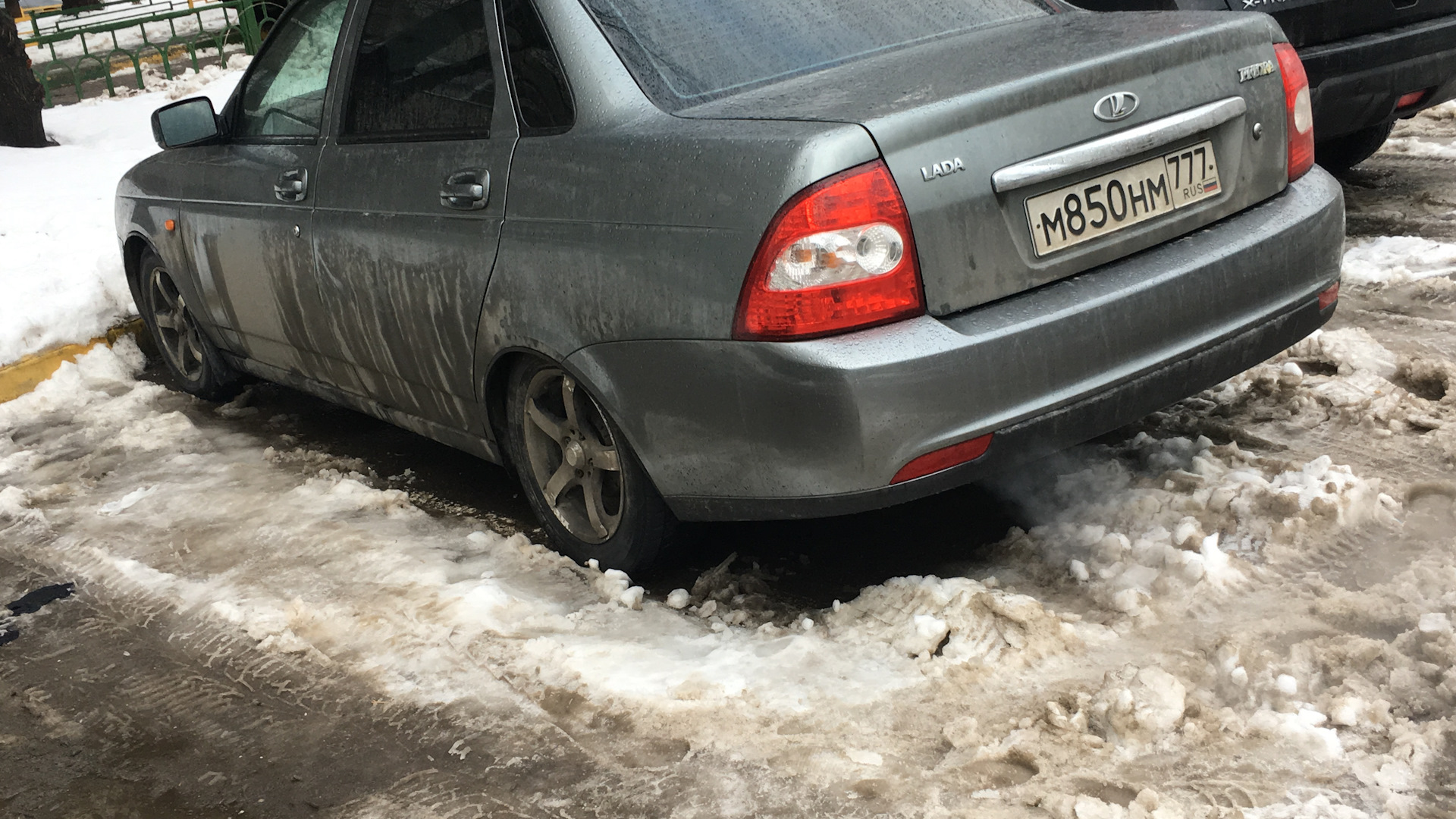 Кварц Приора 2 седан зимой