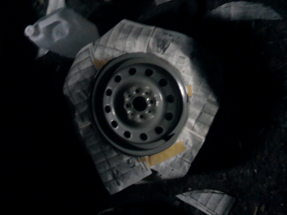 Подготовка к зиме. Красим штампованные диски. Часть 1 — Lada Приора ...