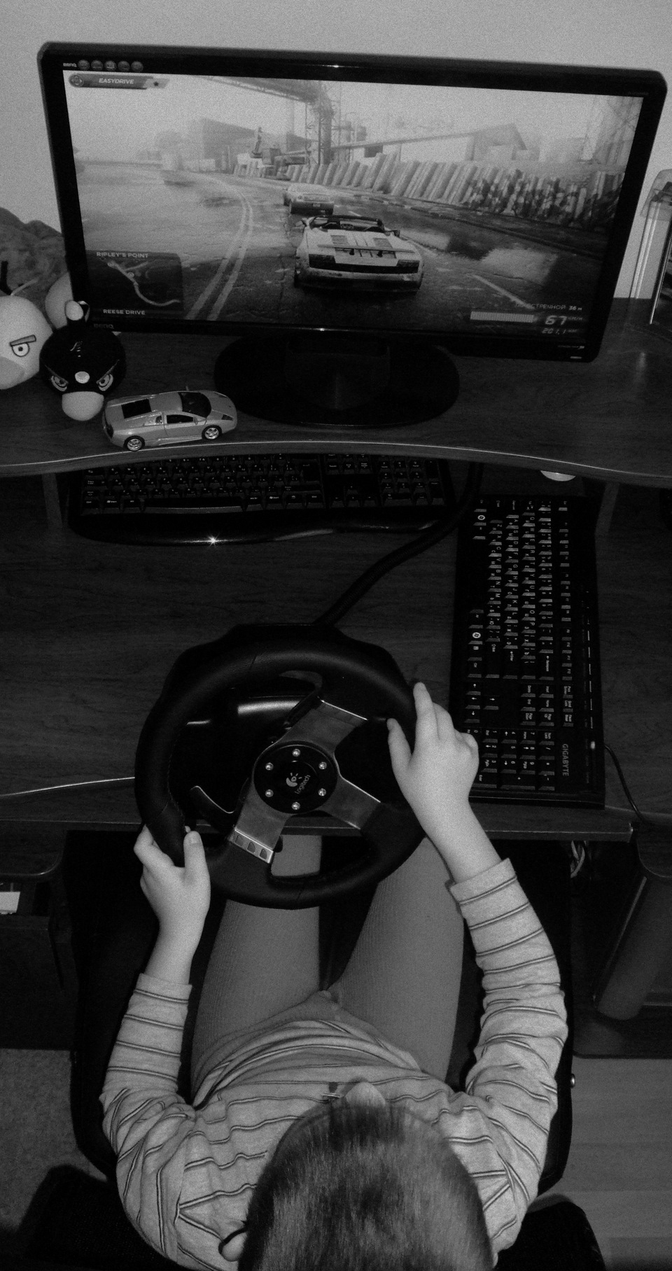 Ни о чем, или руль Logitech g27. Новая игрушка:))) — Renault Logan (1G),  1,6 л, 2011 года | просто так | DRIVE2