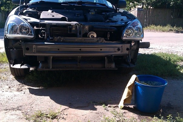 УСТАНОВКА СИГНАЛА И ОБРАБОТКА ПОДБАМПЕРНОГО ПРОСТРАНСТВА. — Lada Приора ...