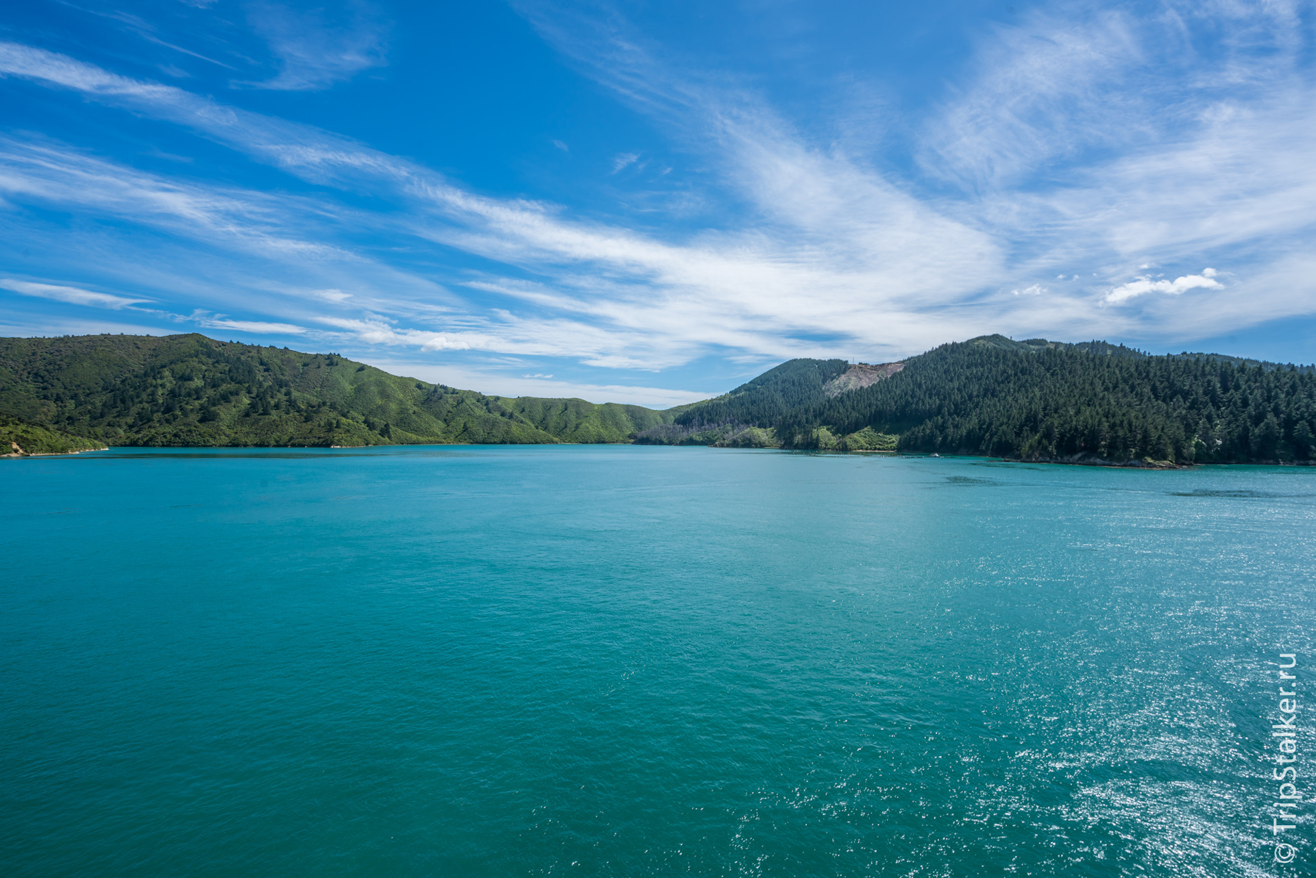 Marlborough Region New Zealand озеро Чалиса