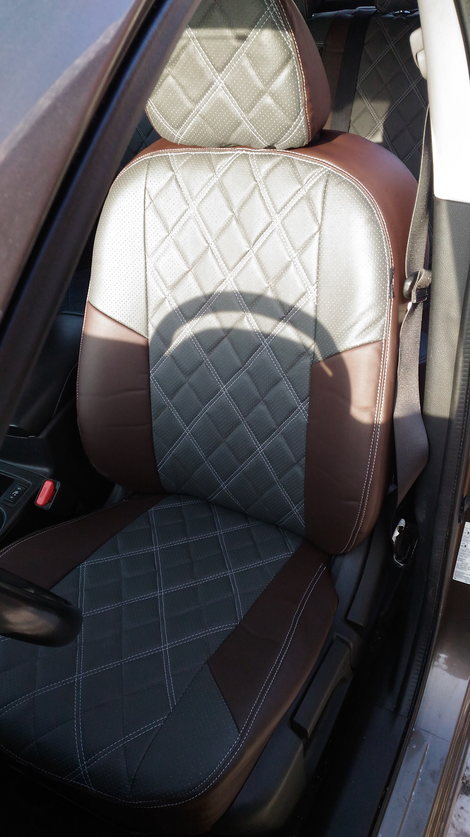 Чехлы из экокожи. — Nissan Qashqai (2G), 2 л, 2014 года | аксессуары ...