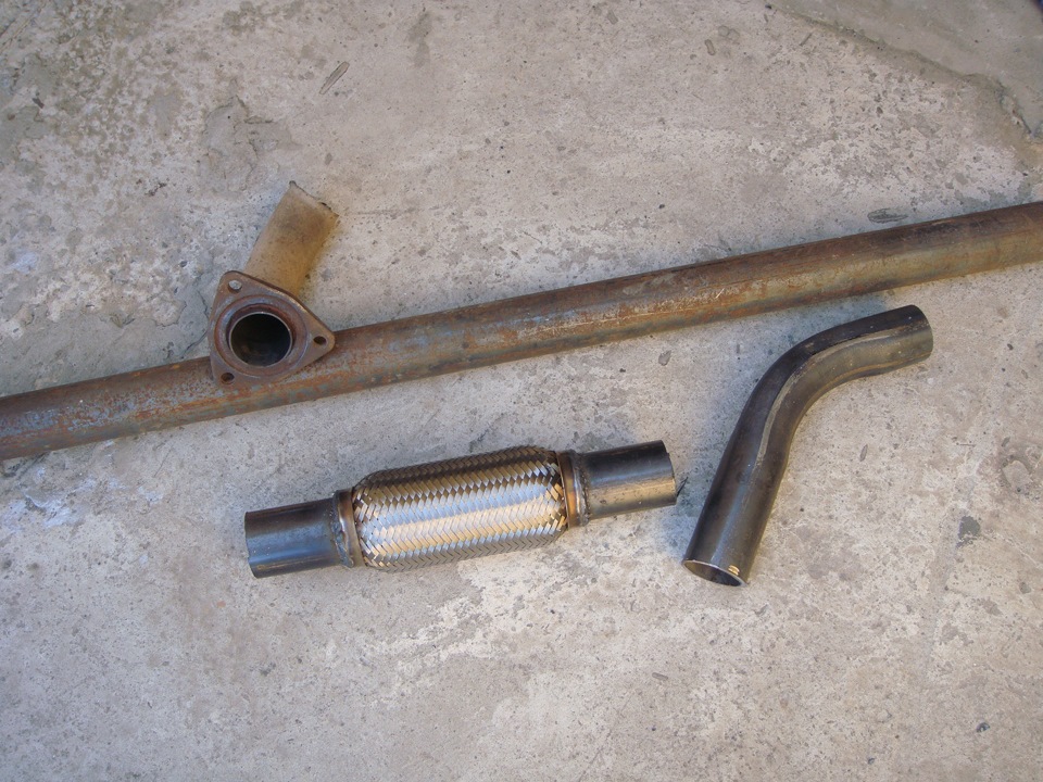 Сварка глушителя, часть 1 — Toyota Camry (V10), 1,8 л, 1986 года ...