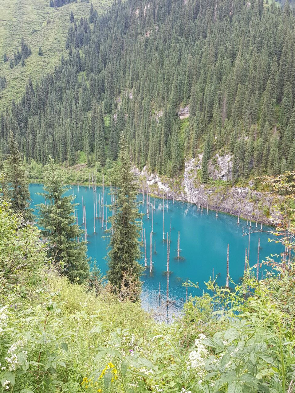 Озеро кольсай карта