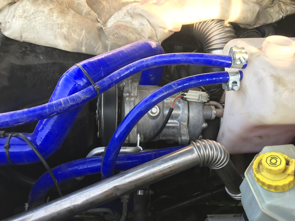 Доработка системы охлаждения ЗМЗ 514-32 — УАЗ Pickup, 2,3 л, 2013 года ...