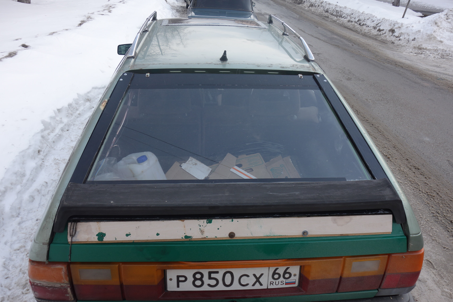 Самодельное заднее стекло Авант: изготовление — Audi 100 Avant (C3), 2,1 л,  1984 года | своими руками | DRIVE2