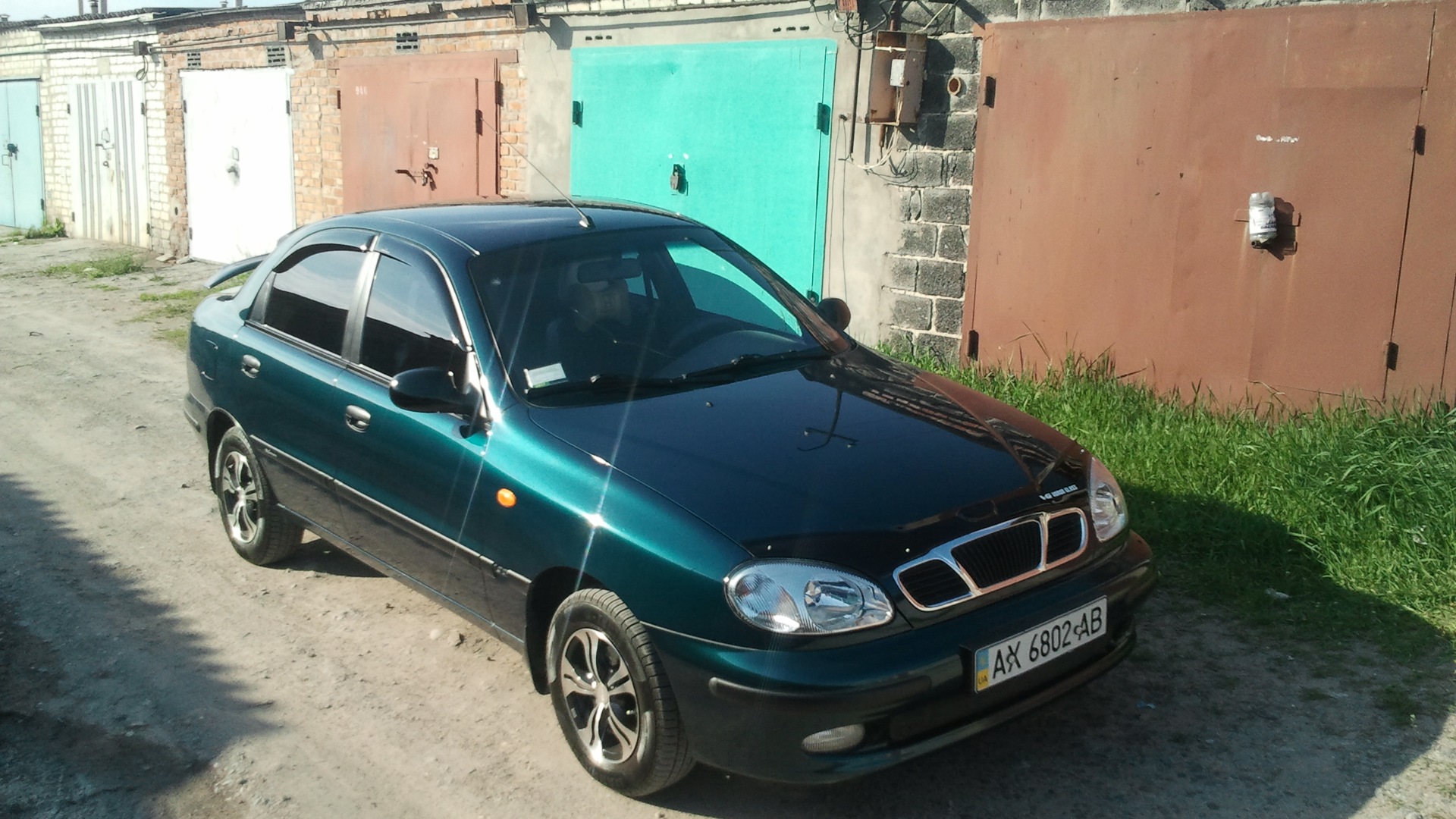 Daewoo Sens 1.3 бензиновый 2004 | Зелёный металлик на DRIVE2