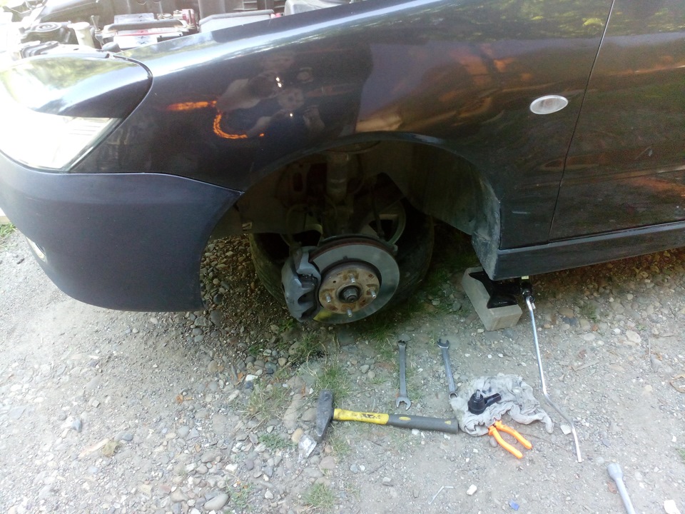 Рулевые наконечники — Mitsubishi Lancer IX, 1,6 л, 2004 года ...