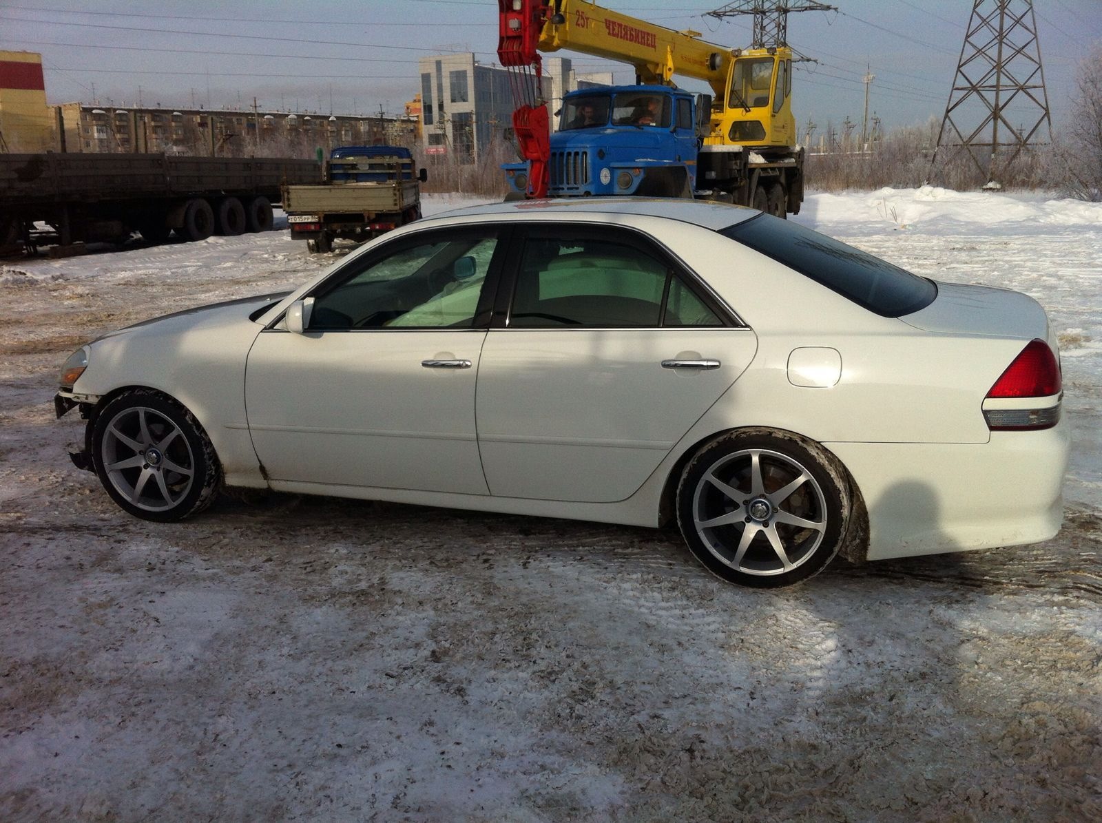 ХМАО. Погрузка на автовоз. История покупки. — Toyota Mark II (110), 2,5 л,  2002 года | покупка машины | DRIVE2