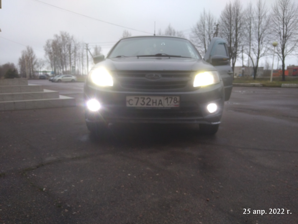 ️Запись № 138. Лампа светодиодная в ПТФ Лада Гранта — Lada Гранта ...