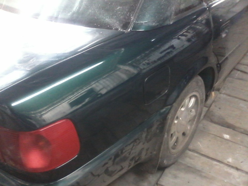 Решил покрасить крылья и туту понеслось ! — Audi A6 (C4), 2,5 л, 1994 ...
