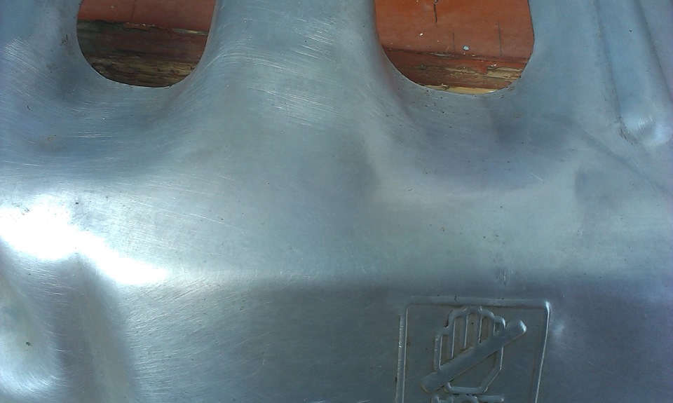 Полировка экрана выпускного коллектора — Daewoo Lanos, 1,5 л, 2007 года ...