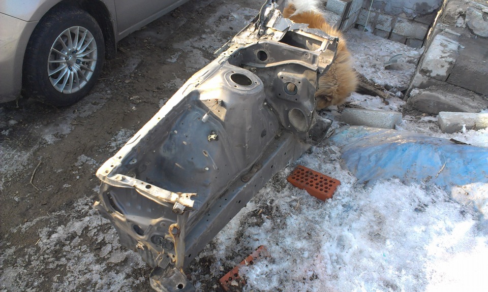 21. Лонжерон part.2 |ищу сварщика| — Toyota Mark II (80), 2,5 л, 1992 ...