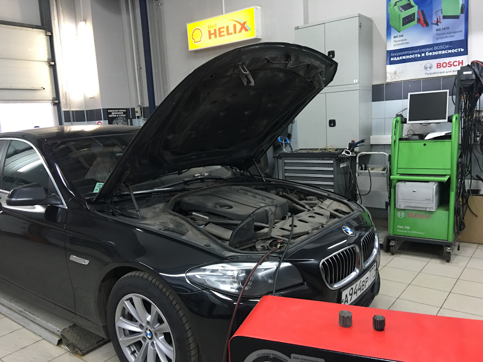 Диагностика и заправка кондиционера на БМВ 520d — ShellAutoExpress на ...