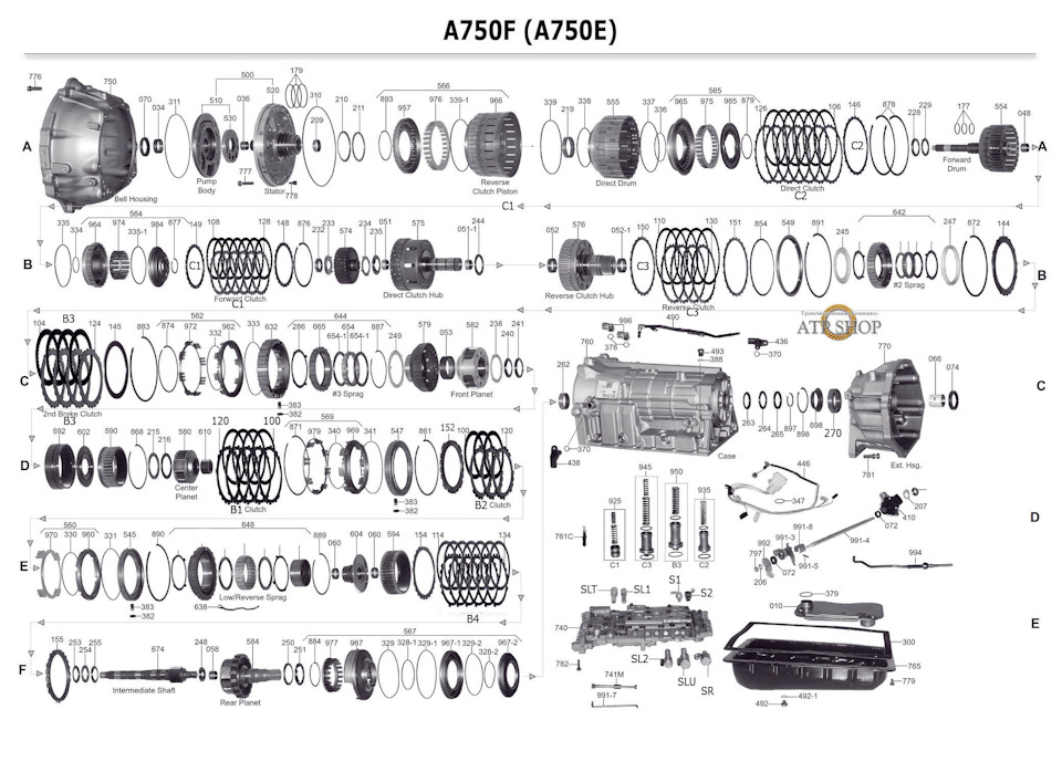 Запчасти на фото: 339052, 338555, 104562, 0569100, 410207, C9000. Фото в бортжурнале Toyota 4Runner (IV) (215)