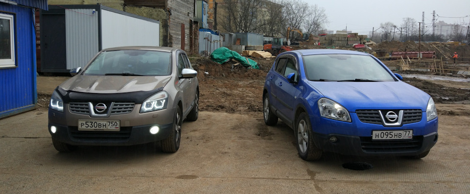 Тачки познакомились тоже — Nissan Qashqai (1G)