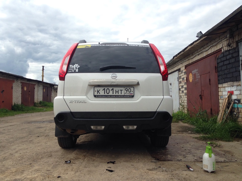 Задние катафоты — Nissan X-Trail II (t31), 2 л, 2014 года | тюнинг | DRIVE2