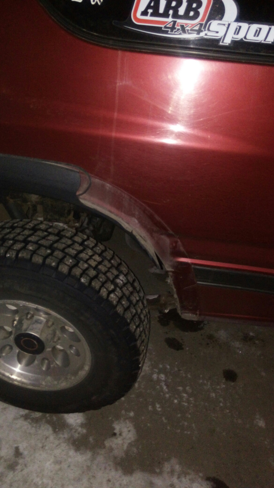 Дтп с бетонной плитой. — Opel Frontera A, 2,4 л, 1993 года | ДТП | DRIVE2