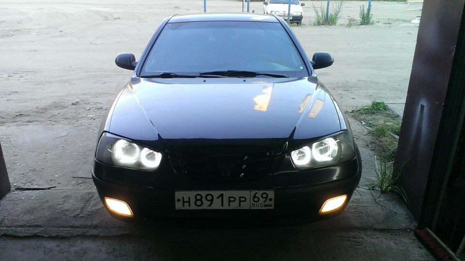 Тонировка стопаков и немного тюнинга)) — Hyundai Elantra (3G), 1,6 л ...