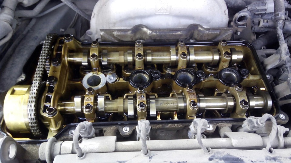 Заменил прокладку под крышкой клапанов — Hyundai Elantra (4G), 1,6 л ...