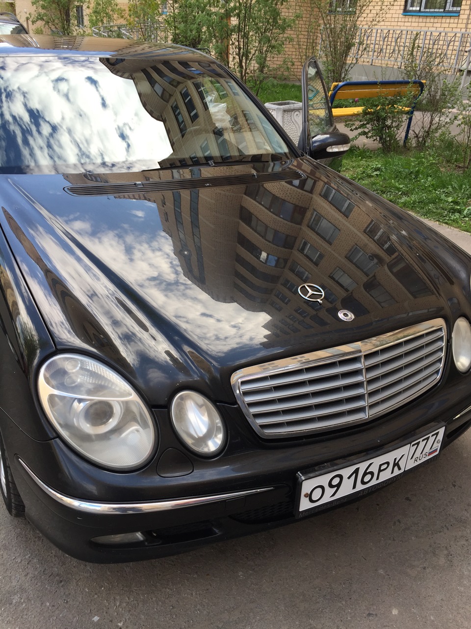 Трёхлучевая звезда. — Mercedes-Benz E-class (W211), 2,6 л, 2002 года |  аксессуары | DRIVE2