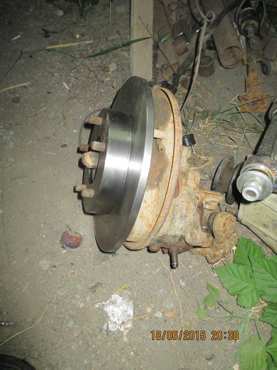 ПЕРЕХОД на УАЗ карданы и ТОРМОЗНЫЕ диски — ЛуАЗ 969, 1,1 л, 1985 года ...