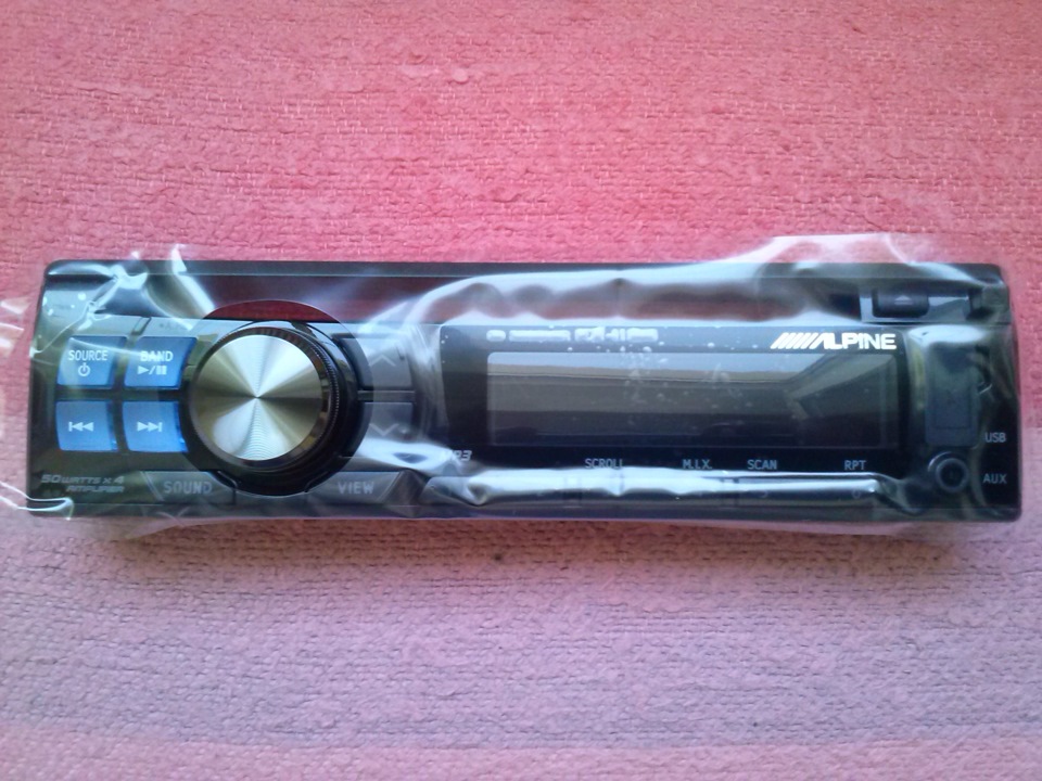 Alpine CDE-110UB — Renault Logan (1G), 1,6 л., 2008 года | автозвук ...