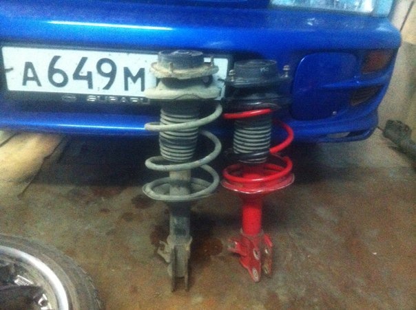 Подвеска — Subaru Impreza (GC, GF), 1,6 л, 1997 года | тюнинг | DRIVE2