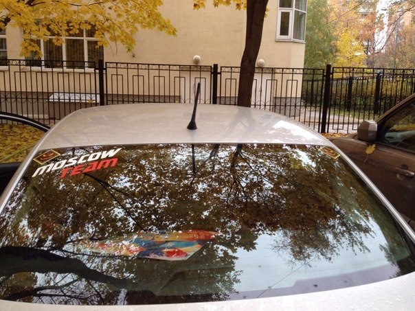 Новые наклейки — Volkswagen Polo Sedan, 1,6 л, 2013 года | фотография ...