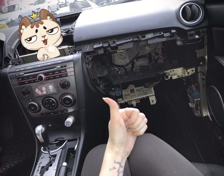 Снятие моторчика печки — Mazda 3 (1G) BK, 1,6 л, 2007 года | своими ...